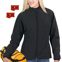 ActiVHeat Women's RECHARGEABLE Heated Insulated Soft-Shell Jacket - Ultimate Bundle