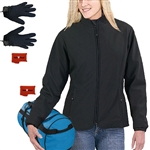 ActiVHeat Womens Heated  Soft-Shell Jacket & heated glove liners