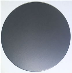 3-1/2" Hardcoat anodized aluminum