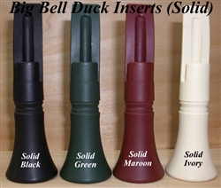 Big Bell Solid Color Duck Call Insert