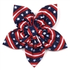 The Worthy Dog Stars and Stripes Collar Flower