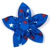 The Worthy Dog Patriotic Stars Collar Flower