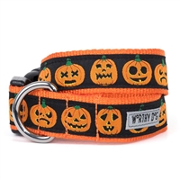 The Worthy Dog Jack O' Lantern Dog Collar