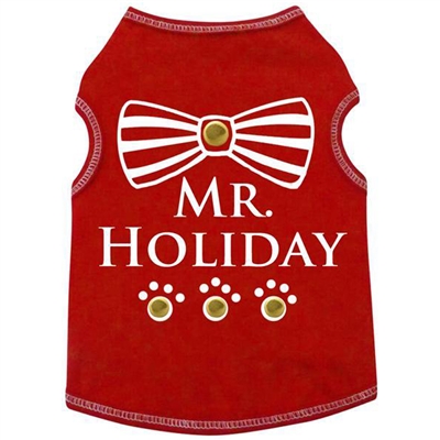 Mr Holiday Dog Tank