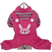 Animal Overalls Dog Pajama-Bunny