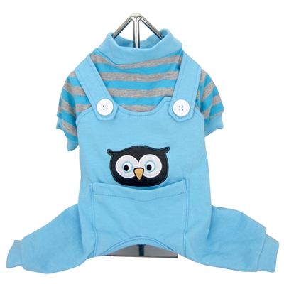 Animal Overalls Dog Pajama-Owl