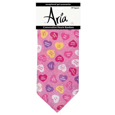 Aria Coversation Hearts Bandana