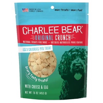 Charlee Bear Cheese & Egg Dog Treats-16oz