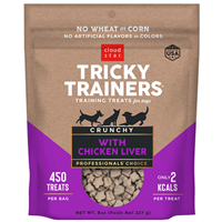 Cloud Star Tricky Trainers Crunchy With Chicken Liver 8 oz