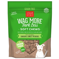 Cloud Star Wag More Bark Less Soft Chews with Chicken & Sweet PotatoesDog Treats 5oz