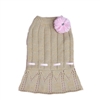 Cassidy Sweater Dog Dress-Gold