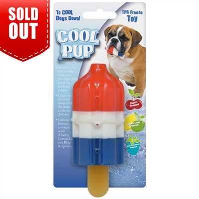 Cool Pup Cooling Dog Toy-Mini Rocket Pop