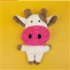 Green Waves Small Plush Toy-Cow