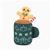 HugSmart Happy Woofmas Gingerbread Latte Dog Toy