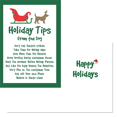 Holiday-Holiday Tips from the Dog