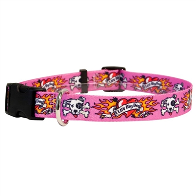 I Luv My Dog Pink Collar