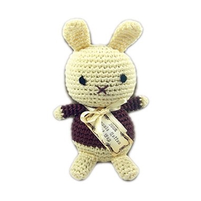 Knit Knacks Foo Foo Bunny Dog Toy
