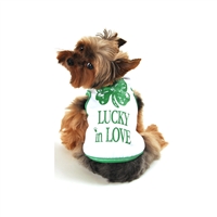 Lucky In Love Dog Tank