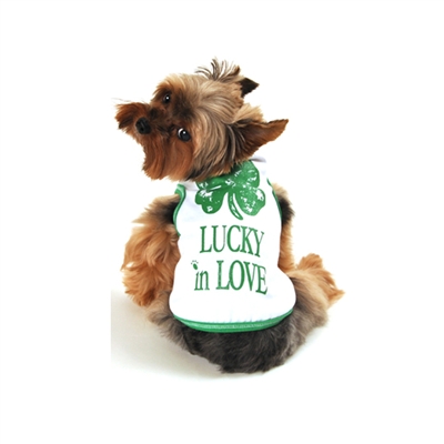 Lucky In Love Dog Tank