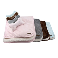 Luxe Sherpa Puppy Blanket Set