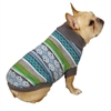 Northern Lights Dog Sweater-Blue