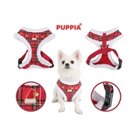 Puppia Santa Dog Harness A-Checkered