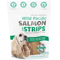 Snack 21 Wild Pacific Salmon Jerky Strips for Dogs