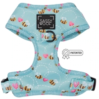 Sassy Woof Adjustable Dog Harness-Bee Kind & Love Dogs