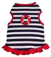 Sailor Stripe Dog Dress