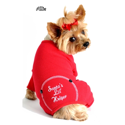 Santa's Lil' Helper Dog Pajama