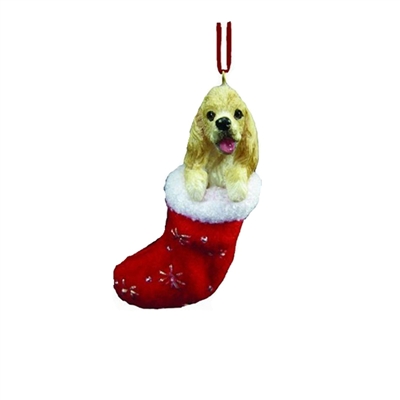 Santa's Little Pals Cocker Spaniel Ornament