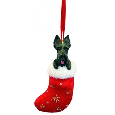 Santa's Little Pals Scottish Terrier Ornament