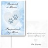 Sympathy-Paw Prints in Heaven