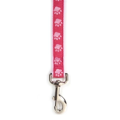 Two Tone Pawprint Dog Leads