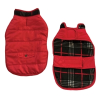 Zack & Zoey Fleece Lined Quilted Dog Parka