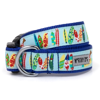 The Worthy Dog Surf's Up Dog Collar