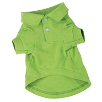 Zack & Zoey Dog Polo Shirt-Parrot Green