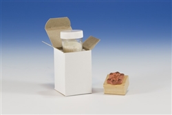 White Reverse Tuck Cartons - 1.5"x1.5"x3"