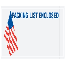 7"x 5.5" USA Flying Flag Packing List
