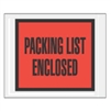 5.5" x 10"  Full Face Packing List Orange