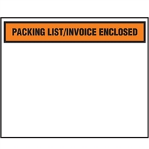 Packing List Invoice Enclosed 4.5" x 5.5" 1000 Pieces per Case
