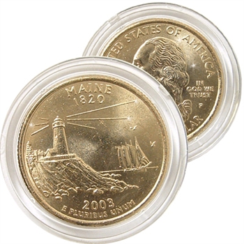 2003 Maine 24 Karat Gold Quarter - Philadelphia