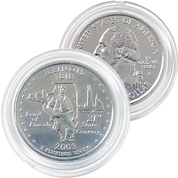 2003 Illinois Platinum Quarter - Philadelphia Mint