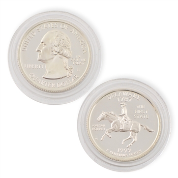 1999 Delaware Silver Proof Quarter - San Francisco Mint