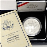 2004 Lewis & Clark Commemorative Silver Dollar - Proof