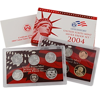 2004 US Silver Proof Set - Modern (11 pc)