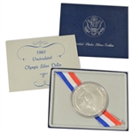 1983 Olympic Silver Dollar - Uncirculated - P
