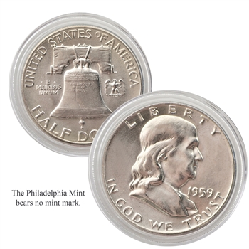 1959 Franklin Half Dollar - Philadelphia - Uncirculated