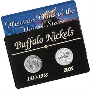 Old and New Buffalo Nickel Set