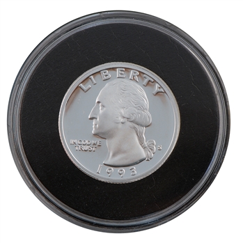 1993 Washington Quarter in capsule - Silver Proof